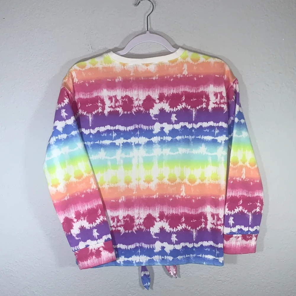 The Children’s Place Girls Tie Dye Sweatshirt Size 10/12 Large NWT Crewneck